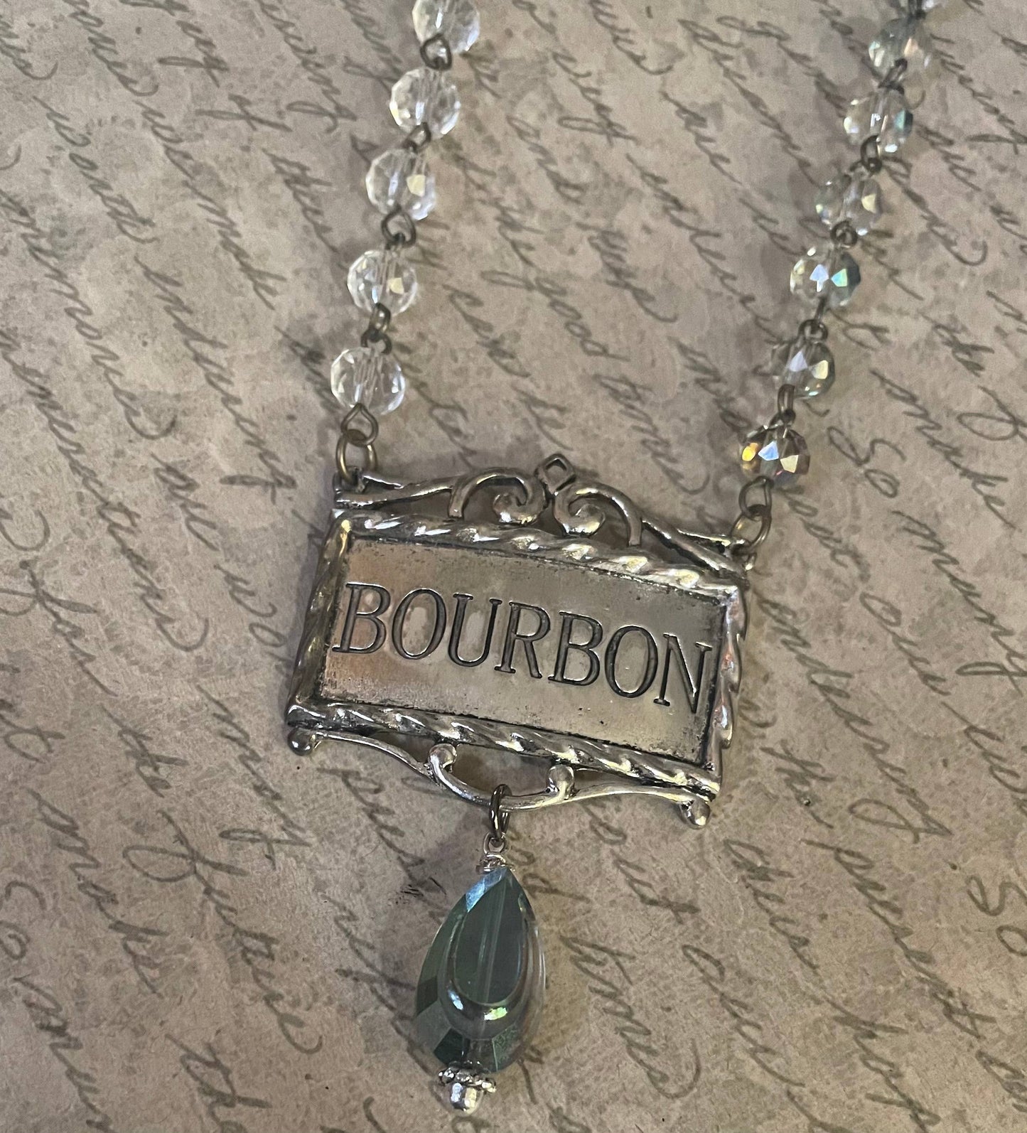 Vintage Silver Bourbon Necklace