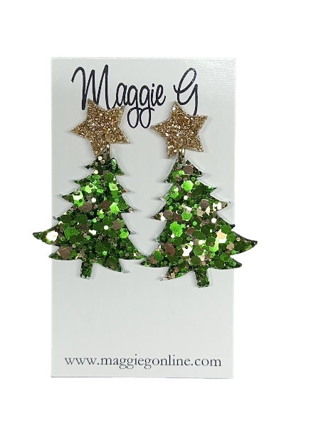Christmas Tree Earrings