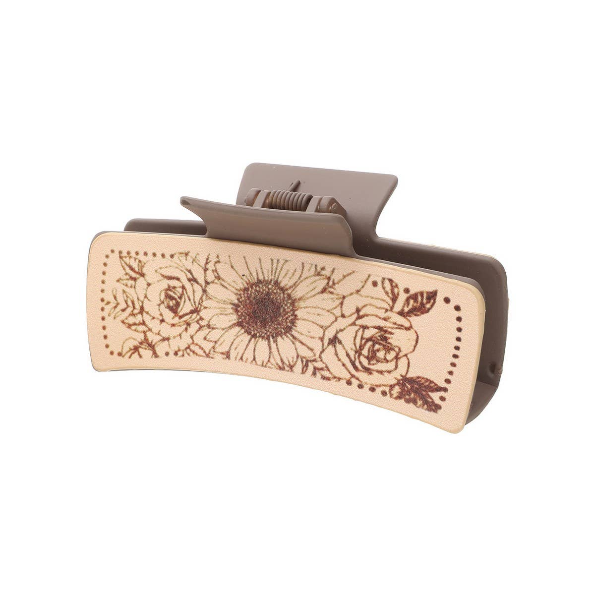 WESTERN STYLE DAILY LEATHER HAIR CLAW CLIp