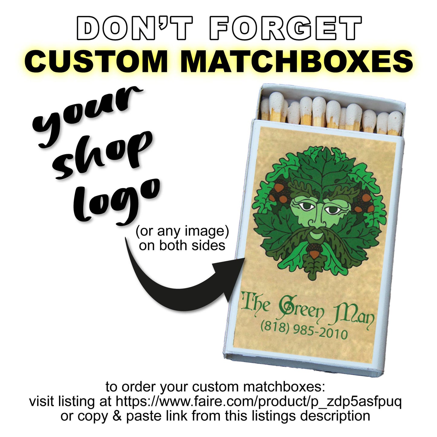 Cactus Garden California Matchbox • Candle Acc • Matches