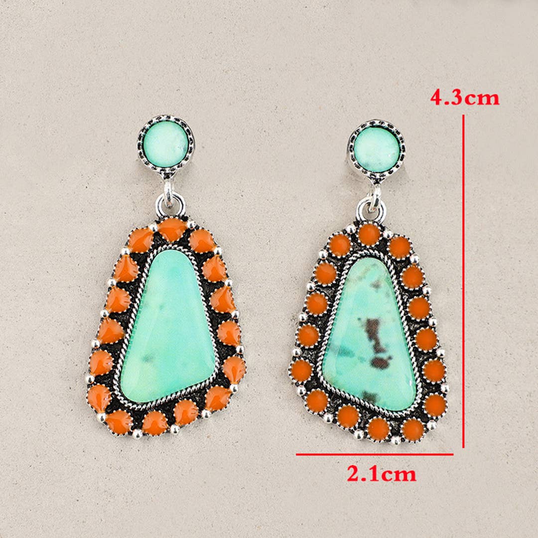 Bohemian Ethnic Style Fashion Alloy Earrings SP508