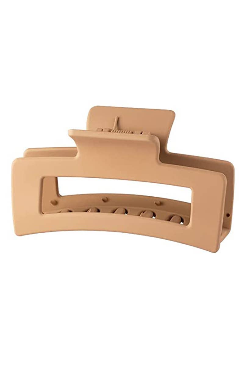 4.13IN SIMPLE RECTANGULAR LARGE HAIR CLAW CLIp
