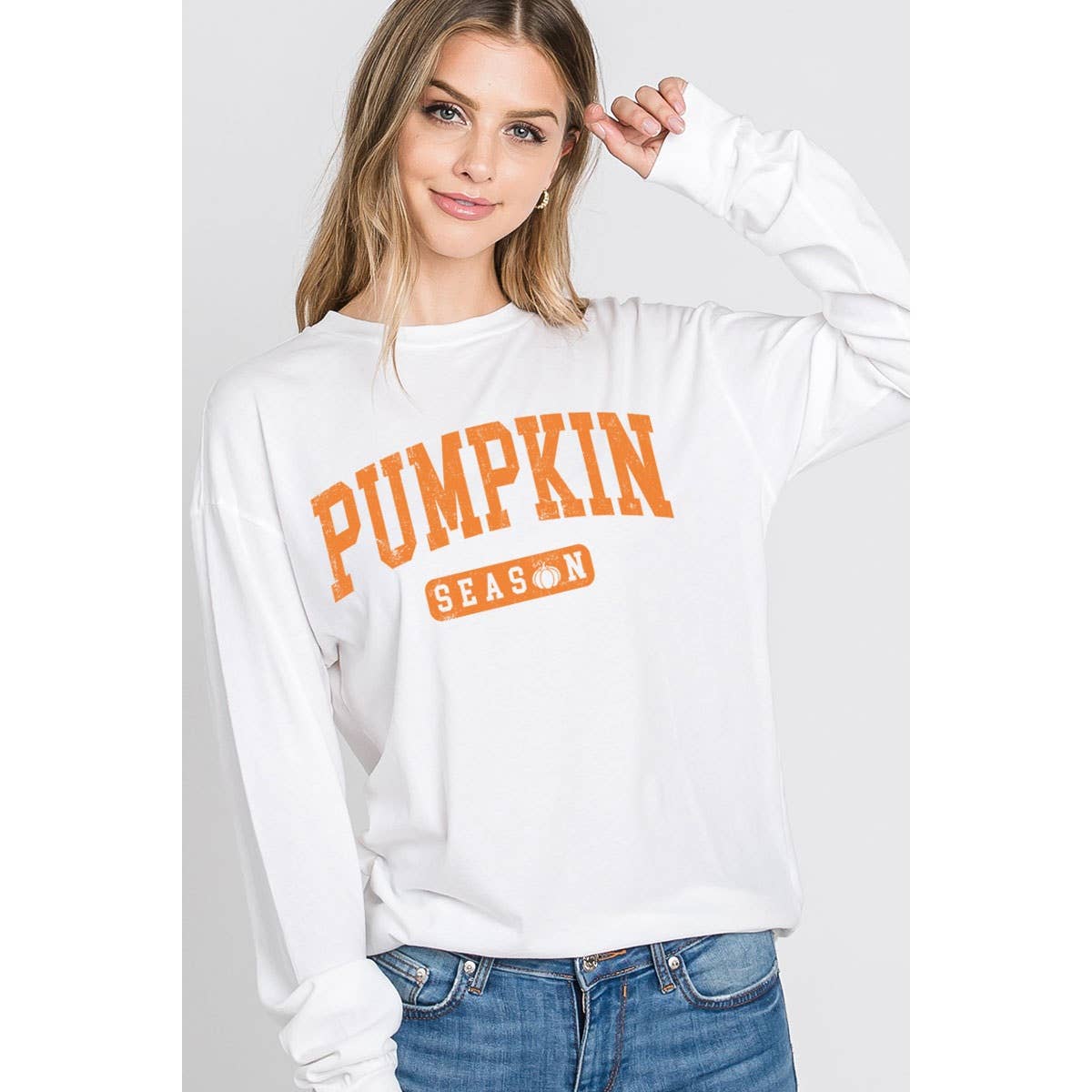 PUMPKIN SEASON MINERAL GRAPHIC LS