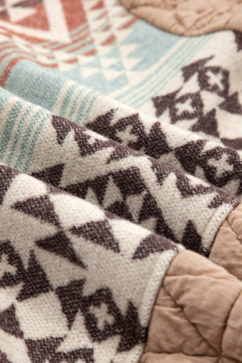 Luelle | Aztec Quilted Patchwork Western Fashion Jacket