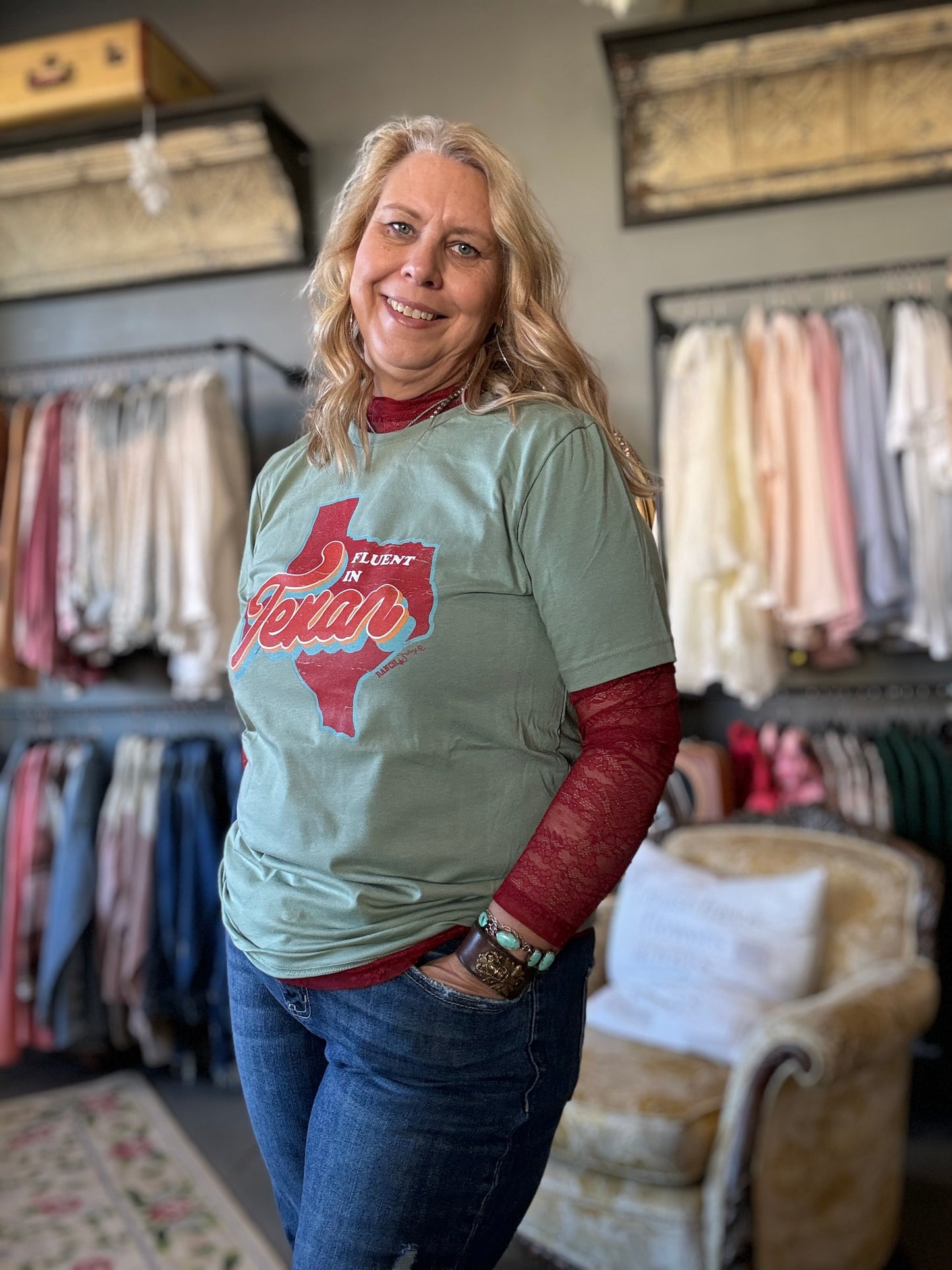 Fluent in Texan Graphic T-Shirt
