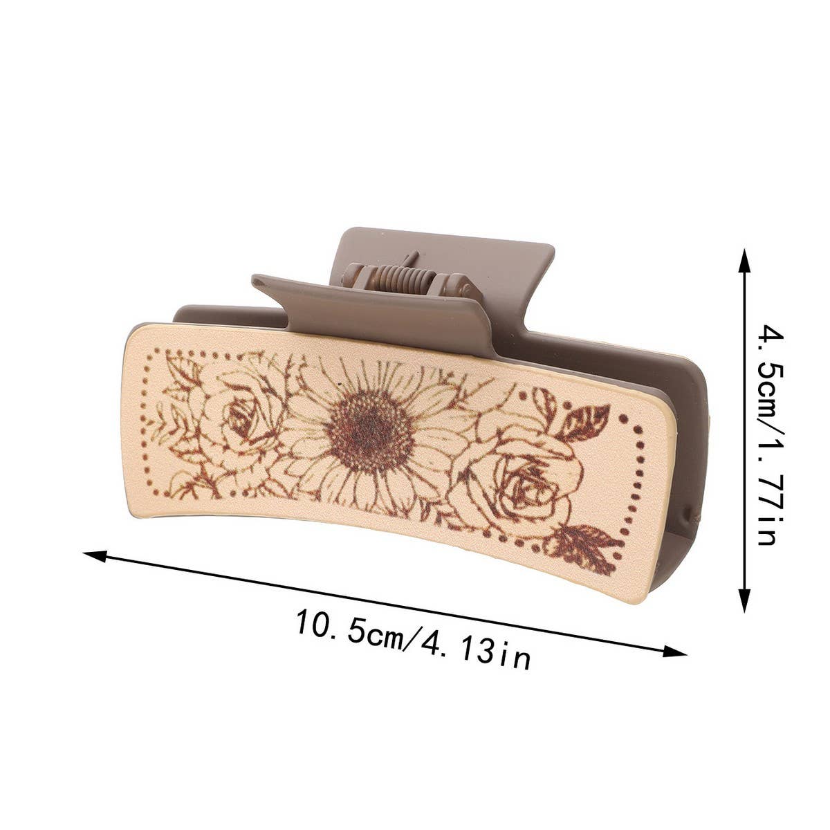 WESTERN STYLE DAILY LEATHER HAIR CLAW CLIp