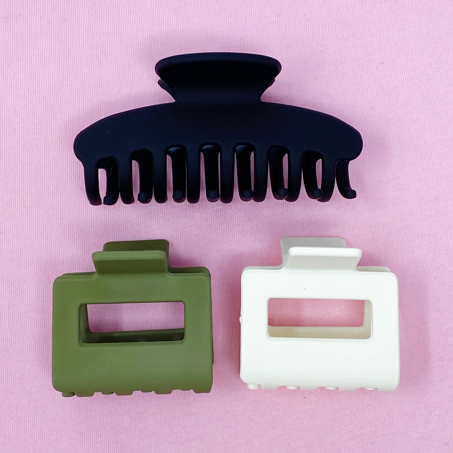 Matte Muted Hair Claw