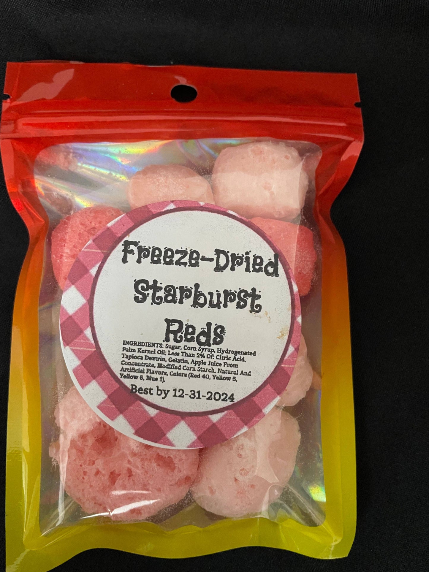 Freeze dried candy starburst small bags