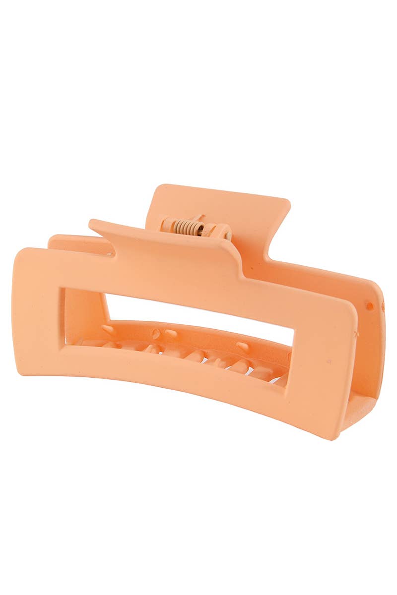 4.13IN SIMPLE RECTANGULAR LARGE HAIR CLAW CLIp