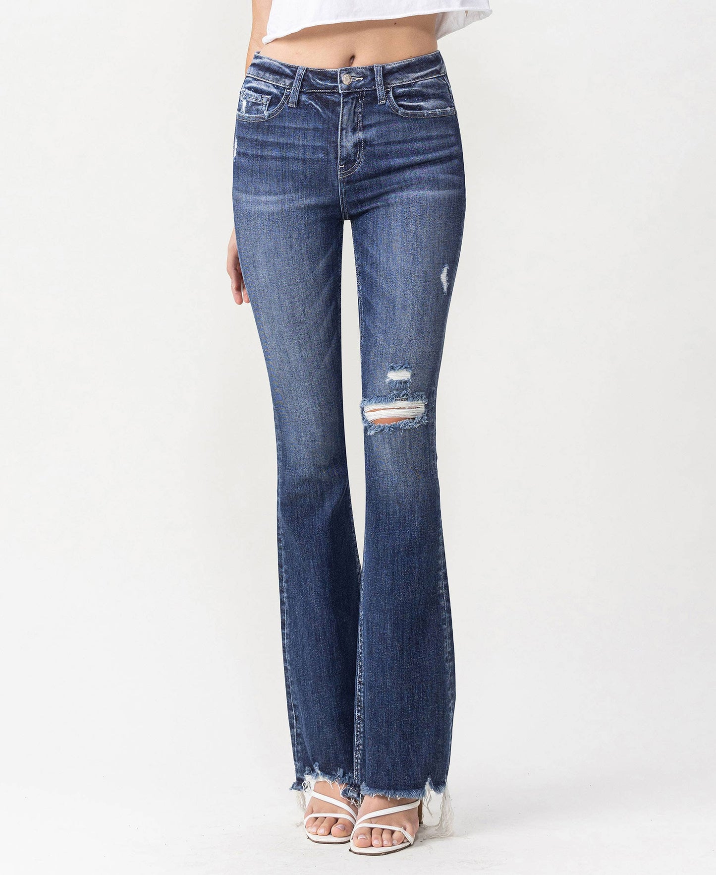 HIGH RISE FLARE JEANS LV1011