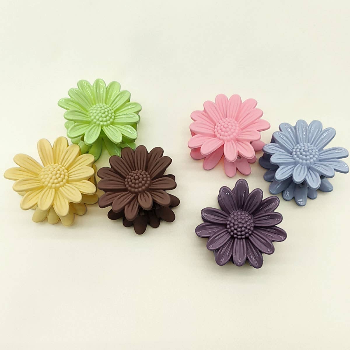SMALL DAISY HAIR CLAW CLIP FOR GIRL SUMMER,FALL