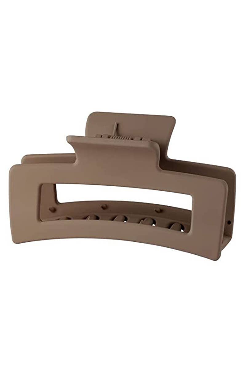 4.13IN SIMPLE RECTANGULAR LARGE HAIR CLAW CLIp