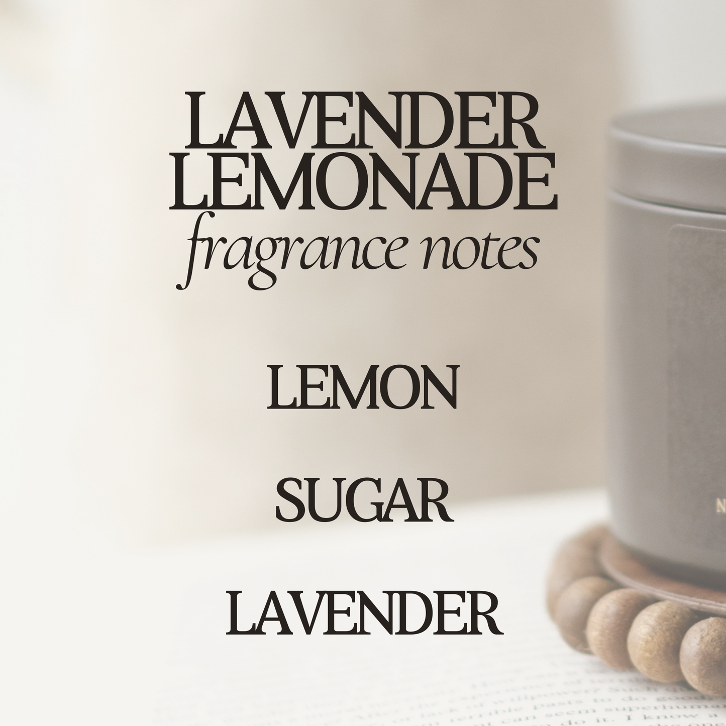 Lavender Lemonade 12 oz Soy Candle - Spring Home Decor