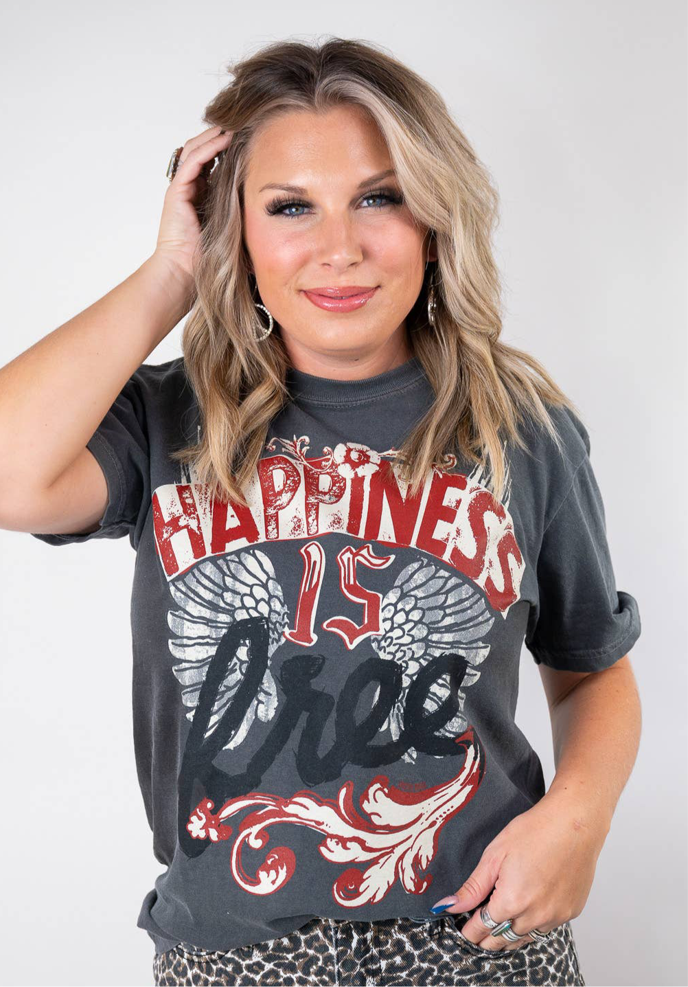 Happiness is Free Graphic Tee