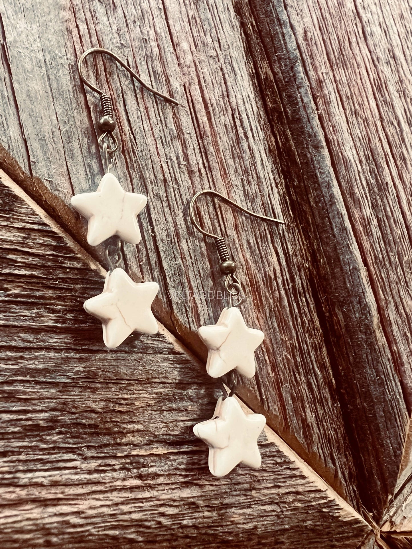 Falling Stars Beaded Earrings