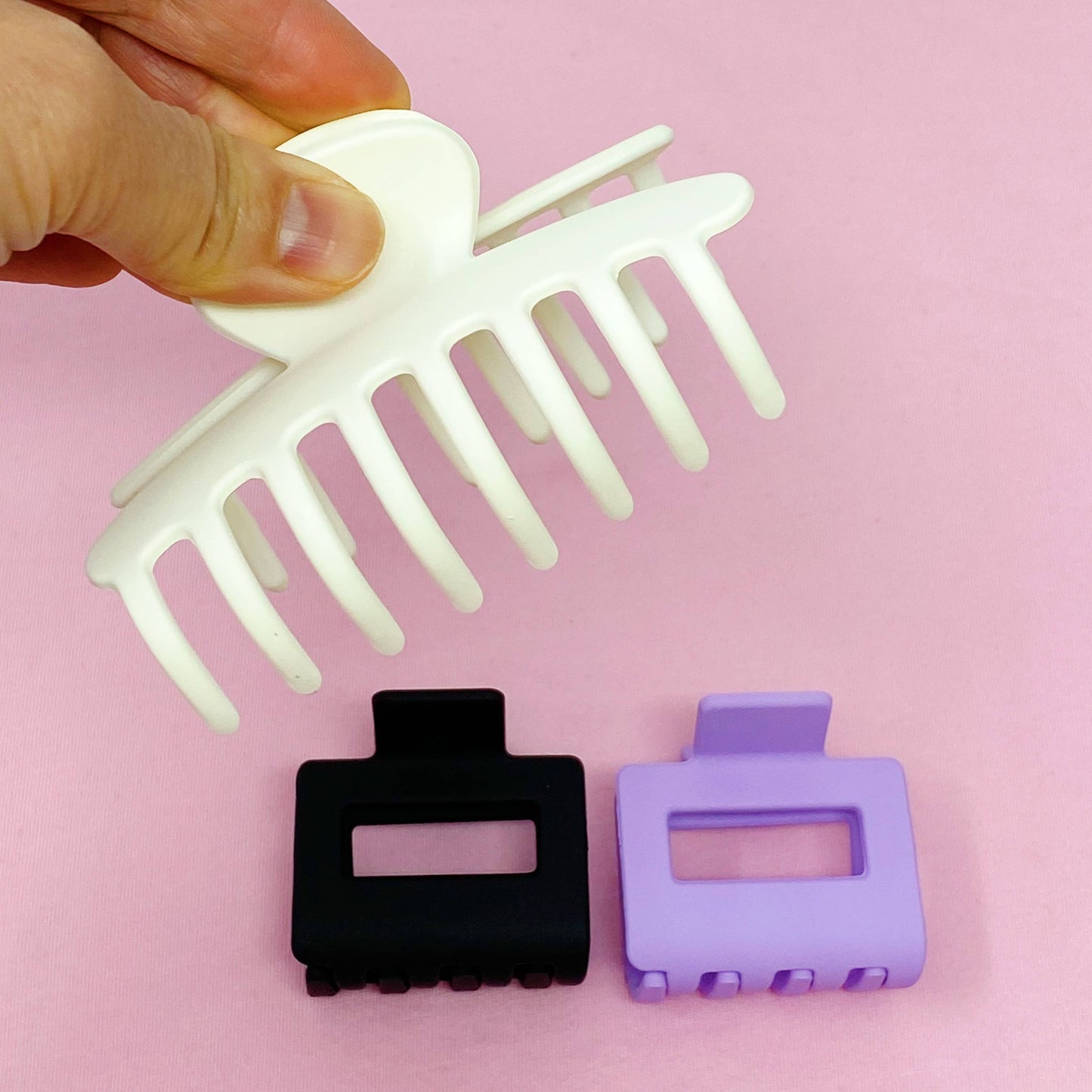 Matte Muted Hair Claw