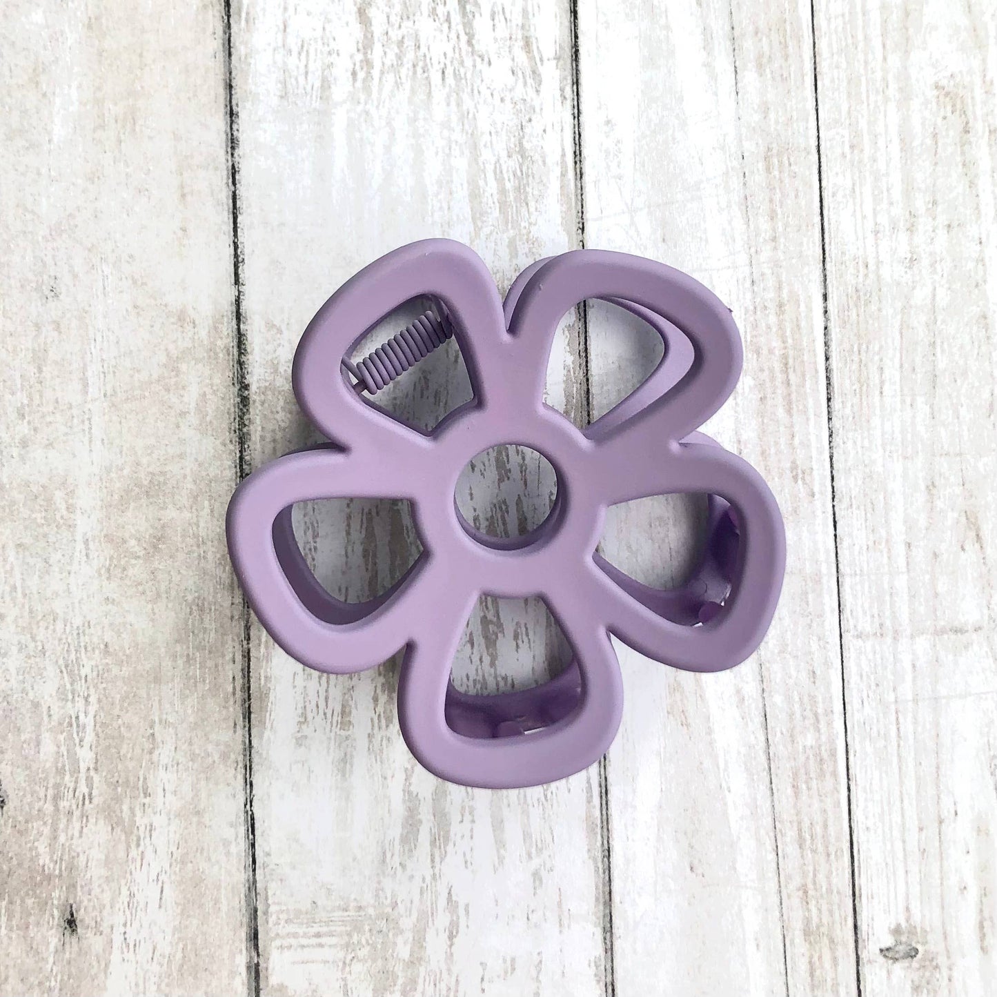 Summer Flower 3" Matte Hair Claw Lilac