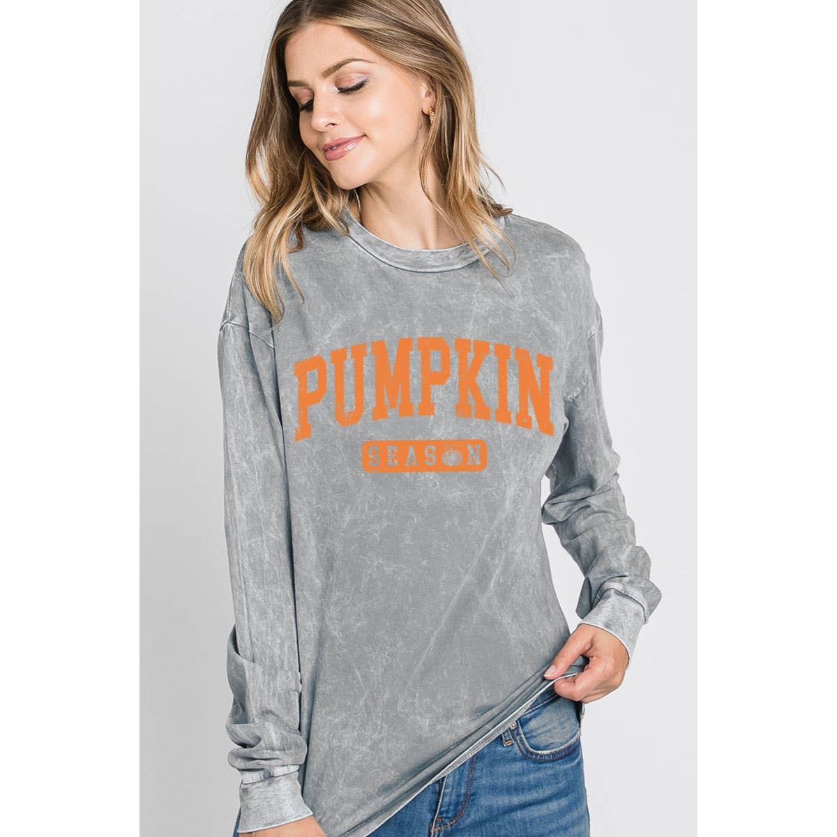 PUMPKIN SEASON MINERAL GRAPHIC LS