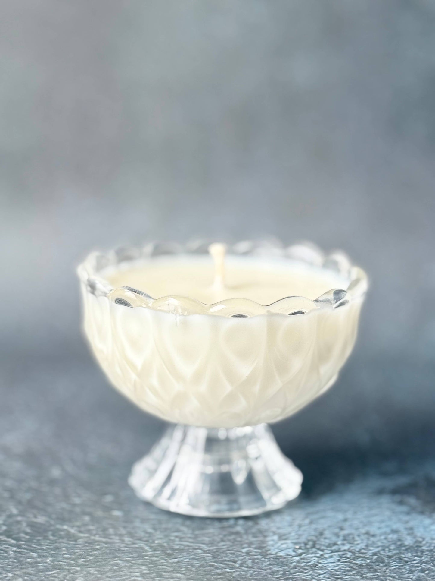 Scalloped Pedestal Candle