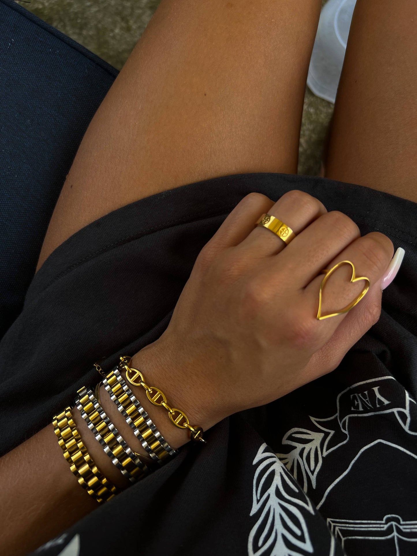 THE CHAIN WATCH BAND BRACELET GOLD