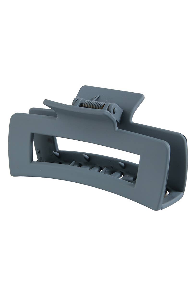 4.13IN SIMPLE RECTANGULAR LARGE HAIR CLAW CLIp