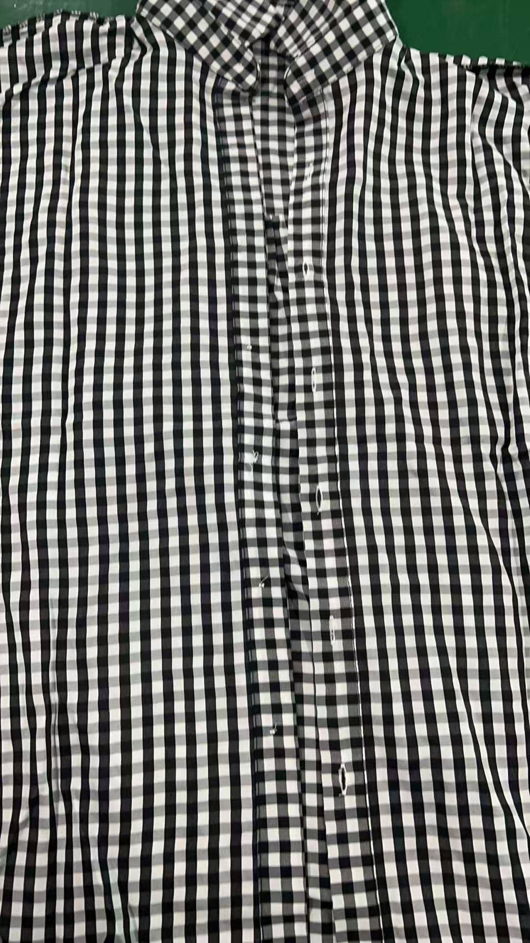 Plaid Print Button Up Oversize Blouse Shirt BBSP045