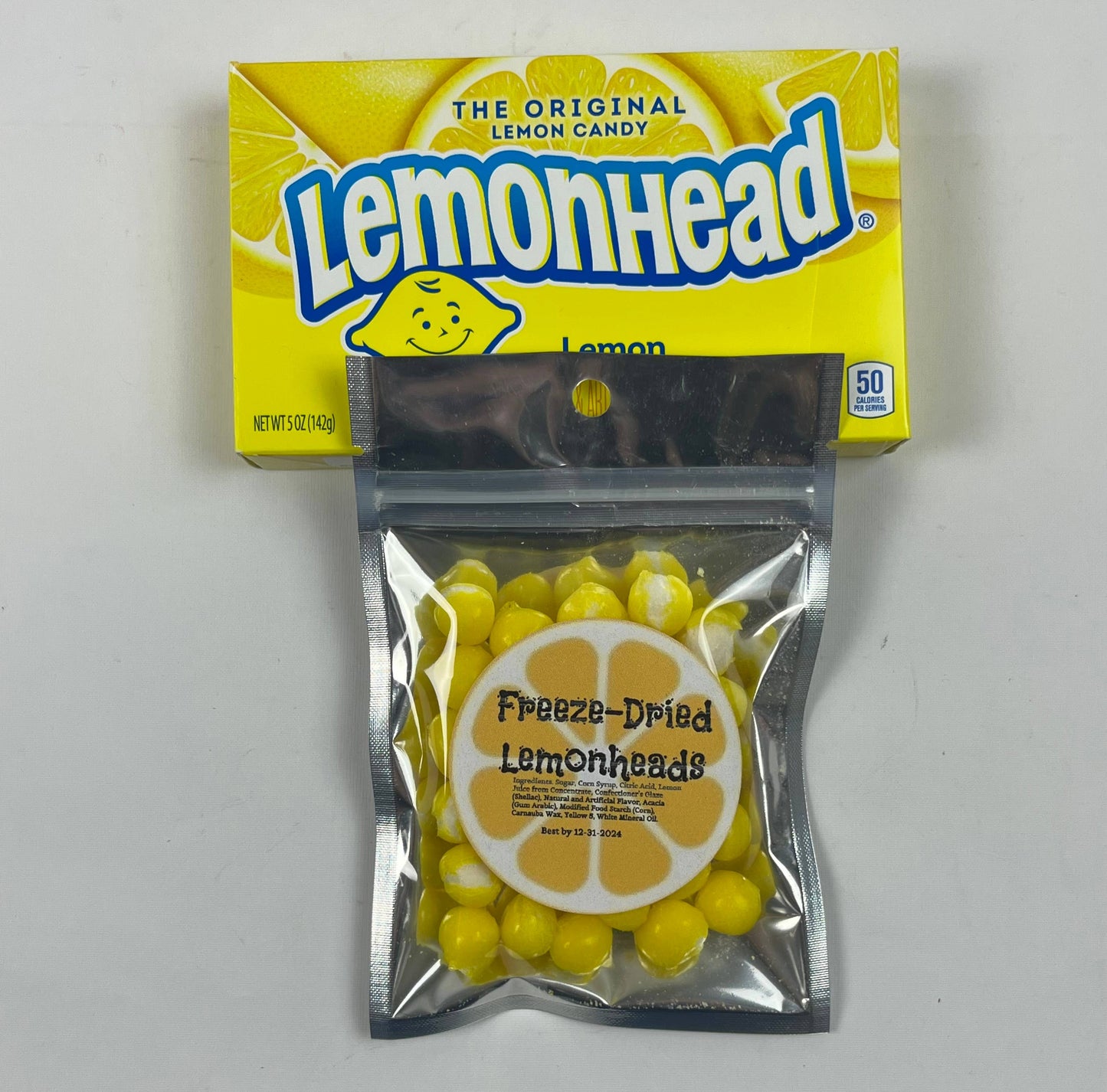 Freeze dried candy Lemonheads