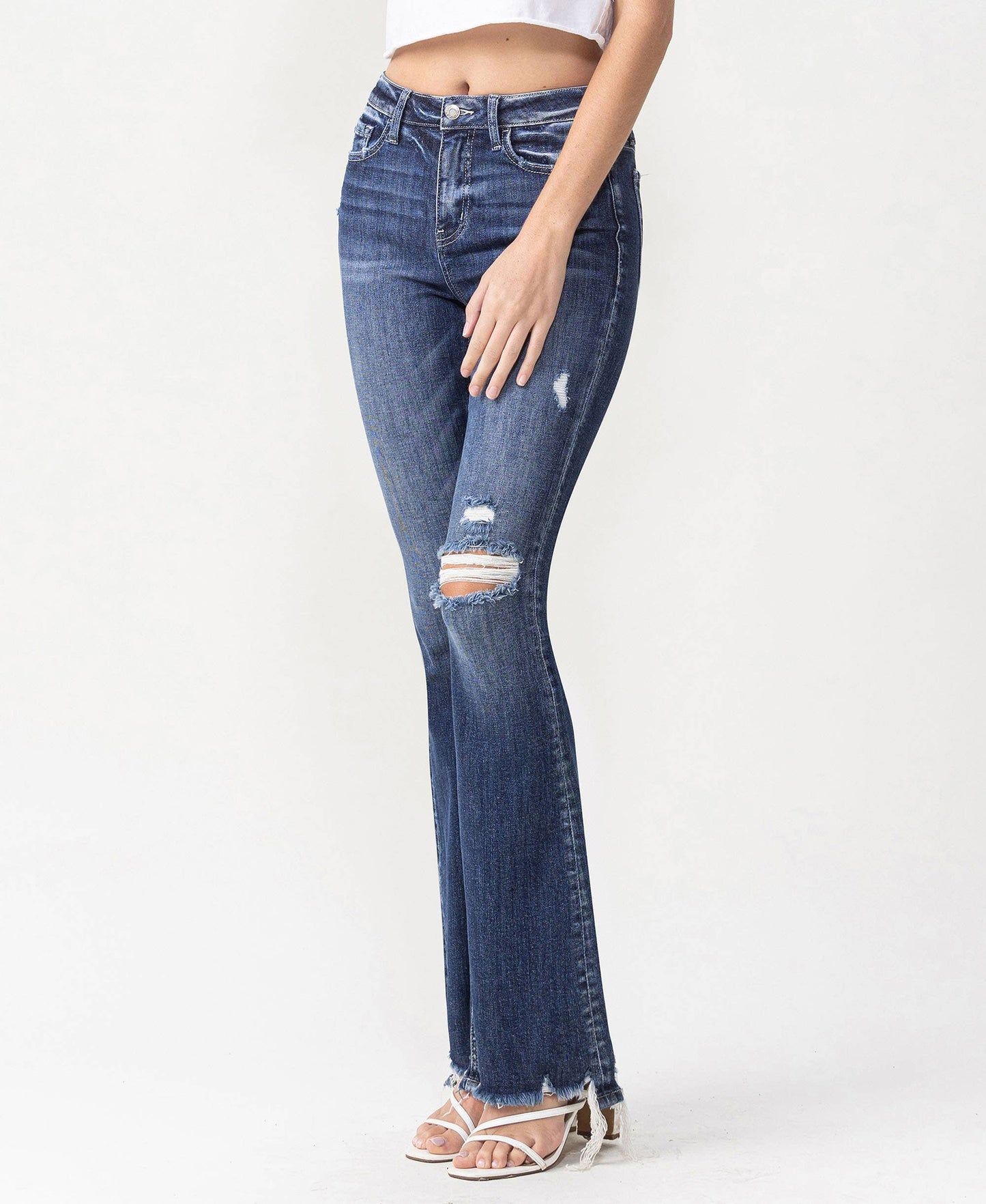 HIGH RISE FLARE JEANS LV1011