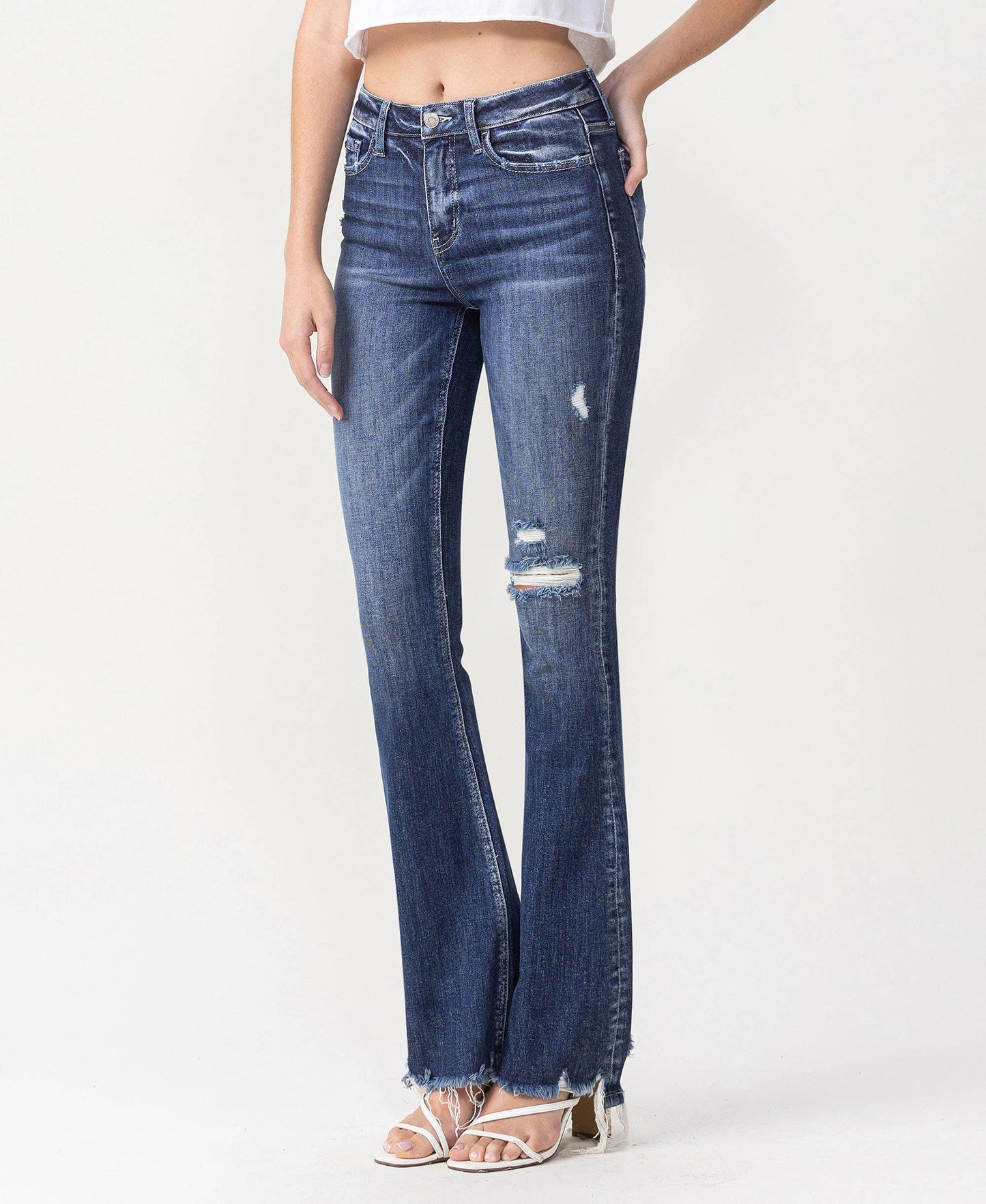 HIGH RISE FLARE JEANS LV1011
