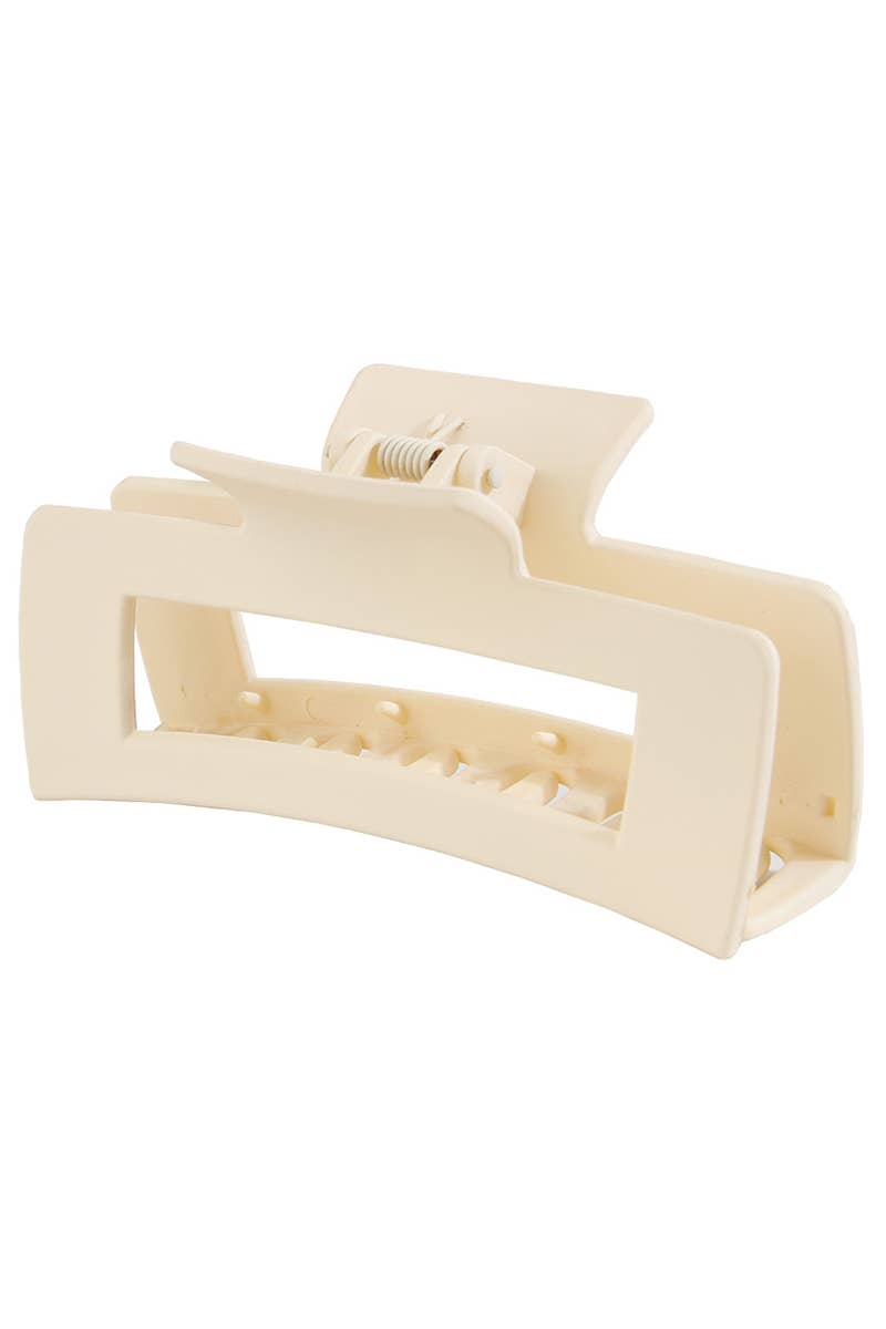 4.13IN SIMPLE RECTANGULAR LARGE HAIR CLAW CLIp