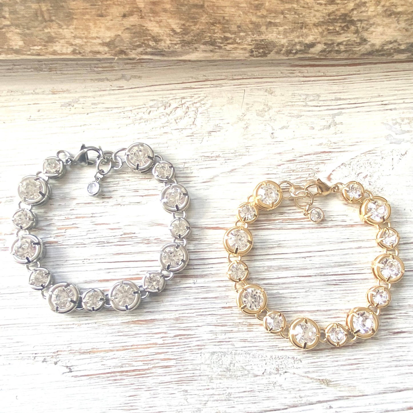 Crystal bracelet chunky boutique salon jewelry statement