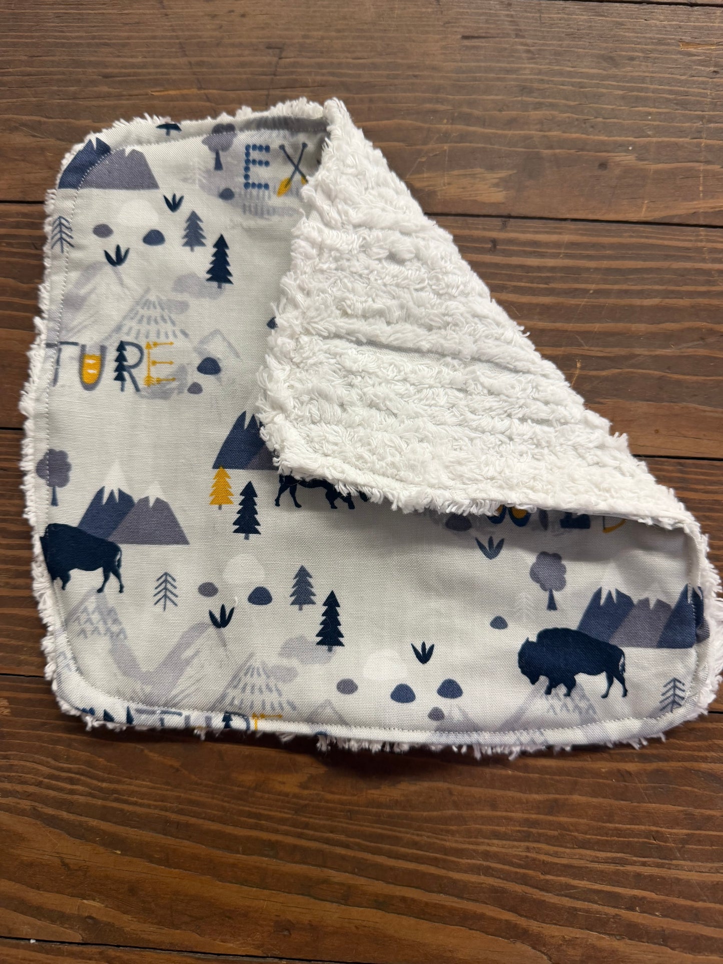 Roam wild buffalo wash cloth