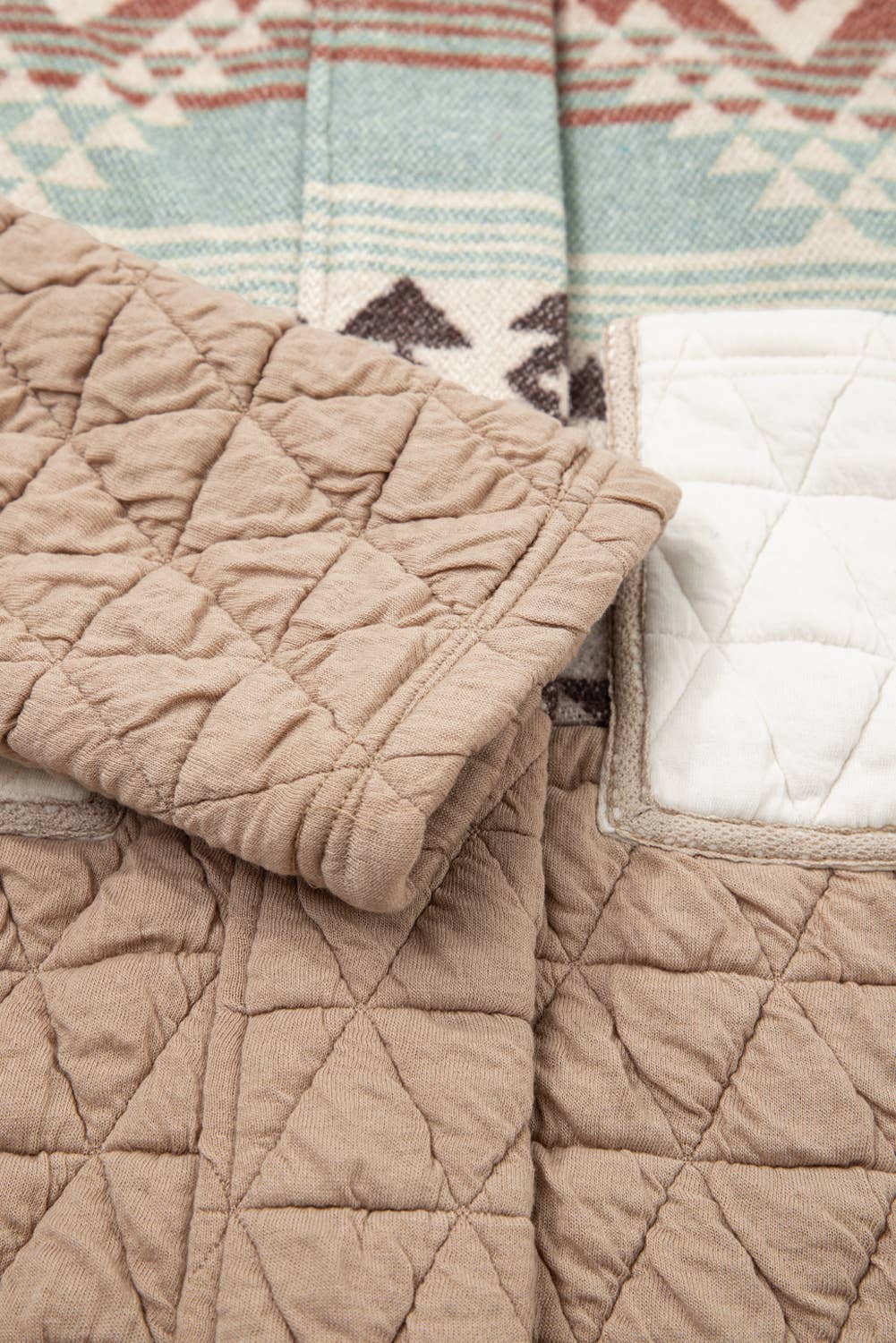 Luelle | Aztec Quilted Patchwork Western Fashion Jacket