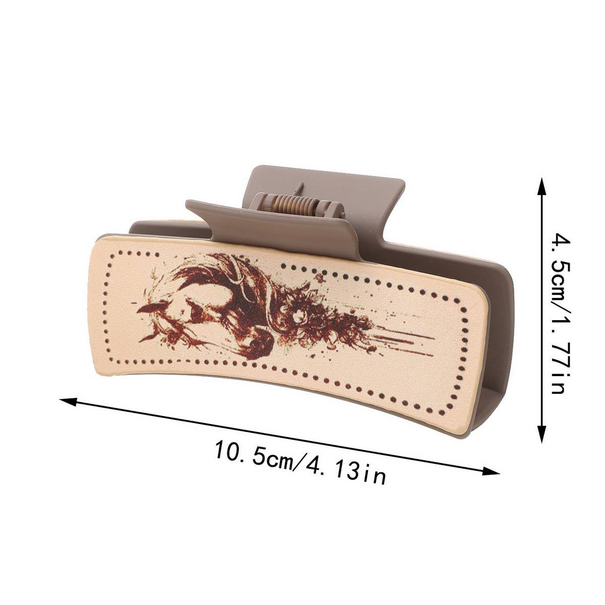 WESTERN STYLE DAILY LEATHER HAIR CLAW CLIp