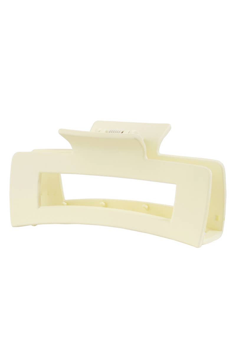4.13IN SIMPLE RECTANGULAR LARGE HAIR CLAW CLIp