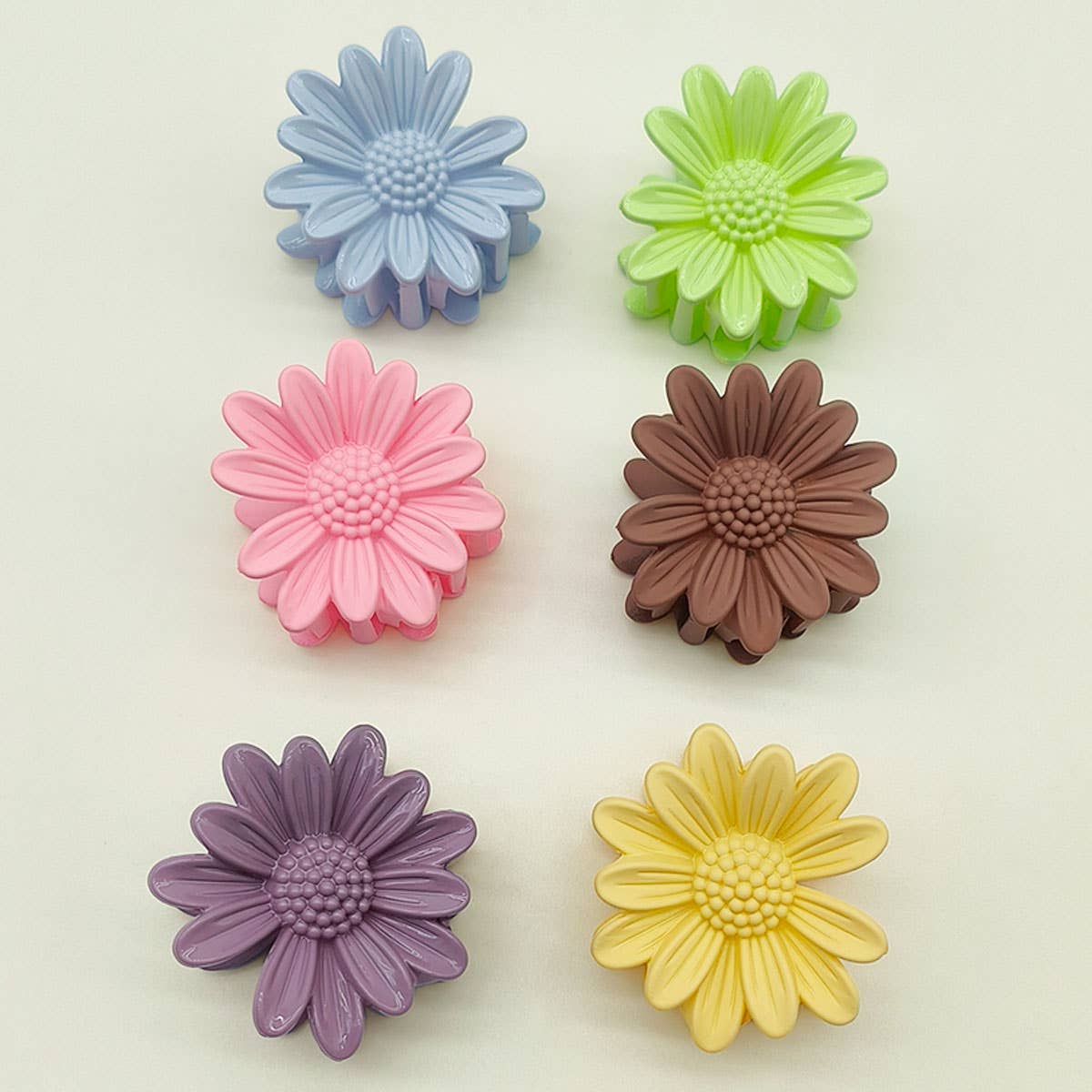 SMALL DAISY HAIR CLAW CLIP FOR GIRL SUMMER,FALL