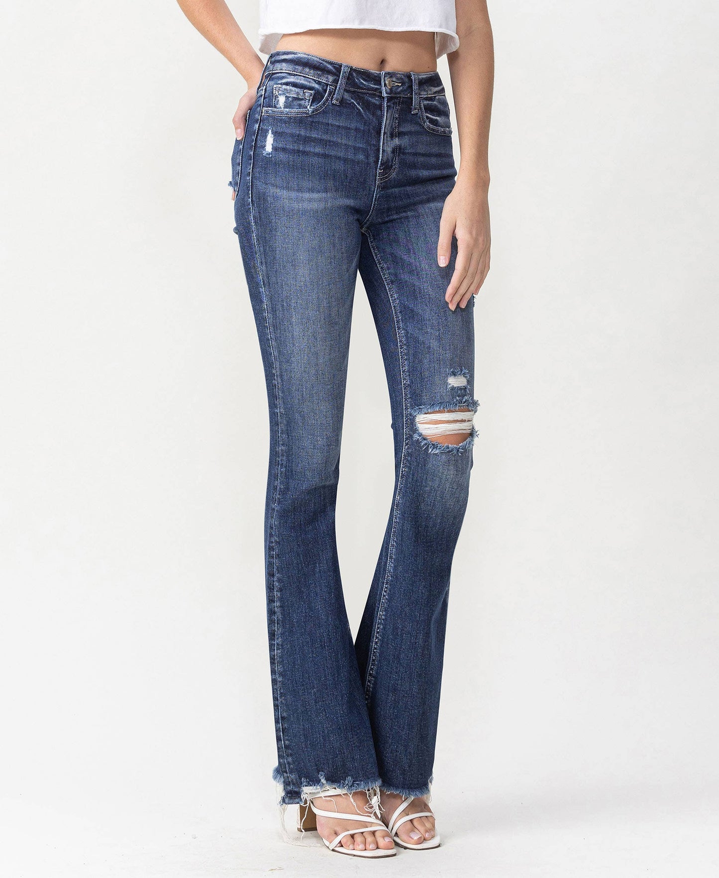 HIGH RISE FLARE JEANS LV1011