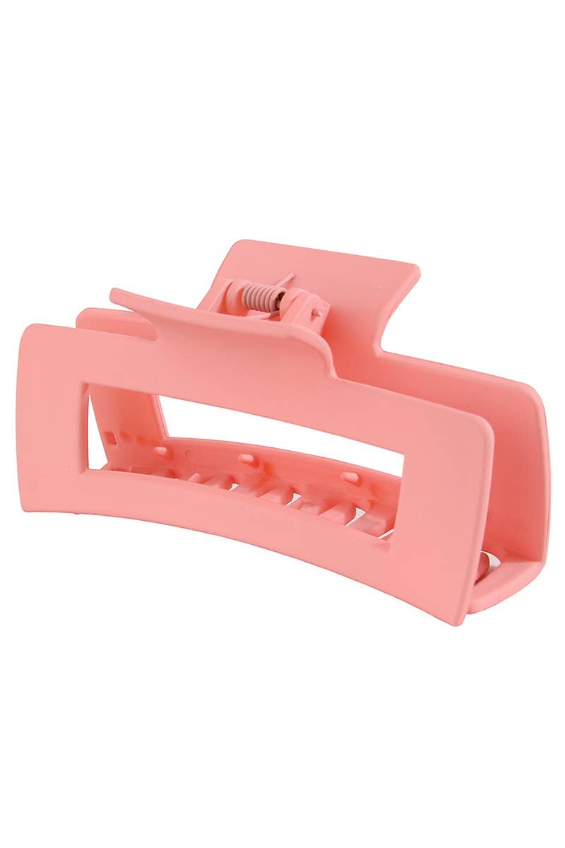 4.13IN SIMPLE RECTANGULAR LARGE HAIR CLAW CLIp