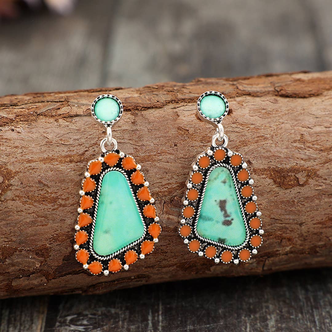 Bohemian Ethnic Style Fashion Alloy Earrings SP508