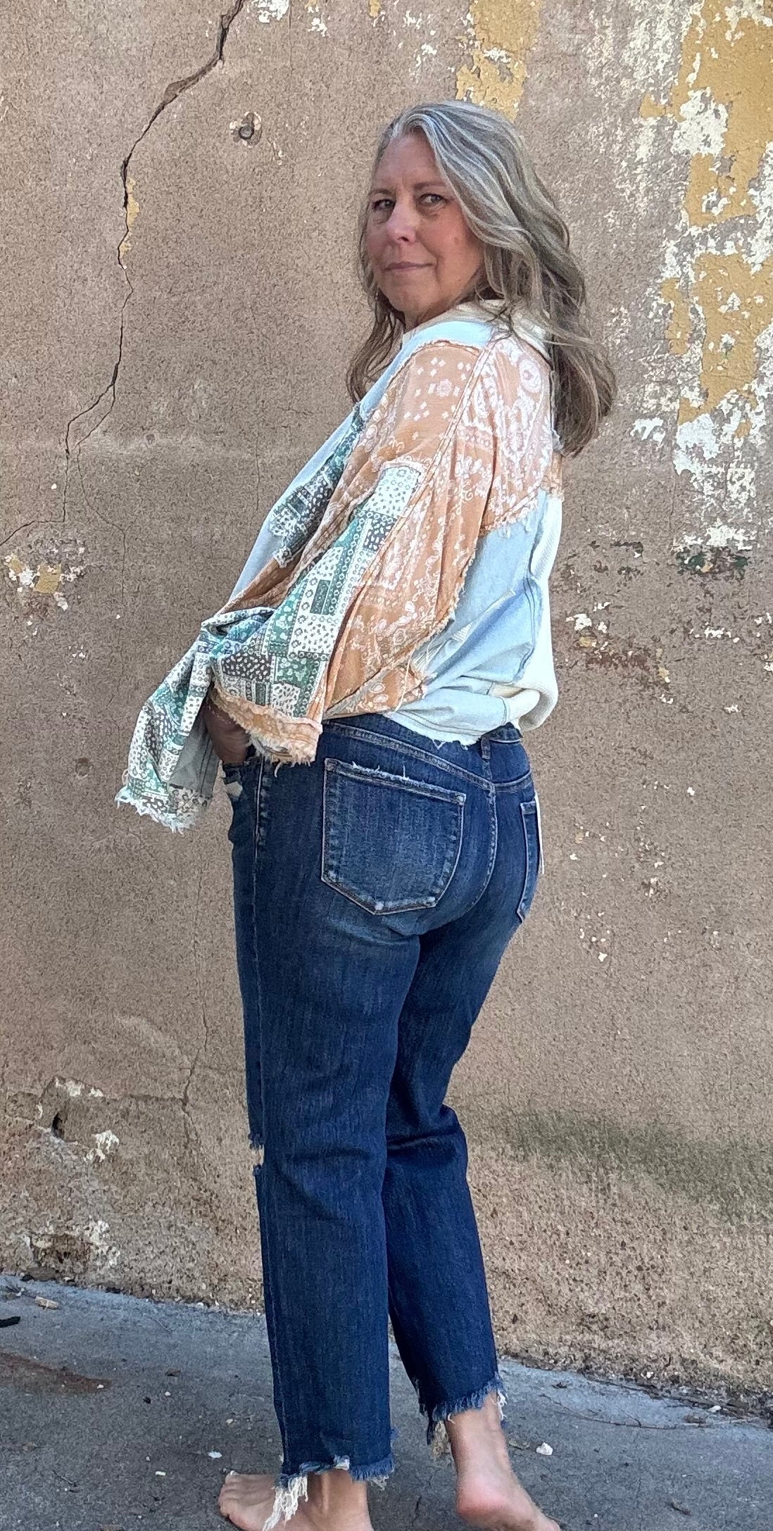 HIGH RISE CROP STRAIGHT JEANS LV1008