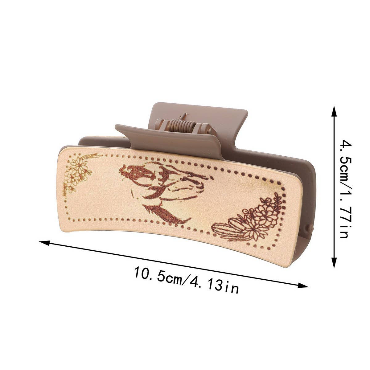 WESTERN STYLE DAILY LEATHER HAIR CLAW CLIp