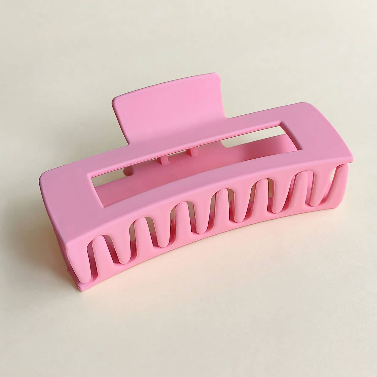 4.13IN SIMPLE RECTANGULAR LARGE HAIR CLAW CLIp