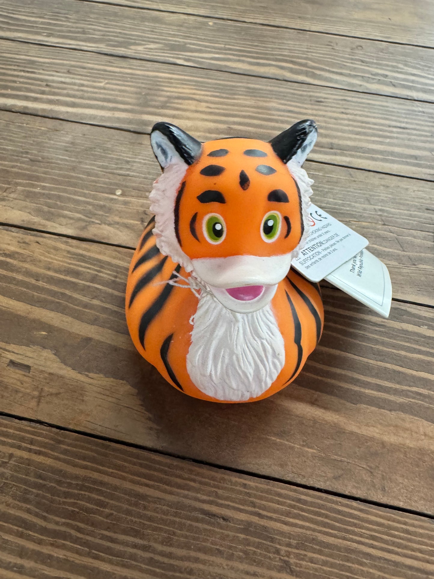 Tiger rubber duck