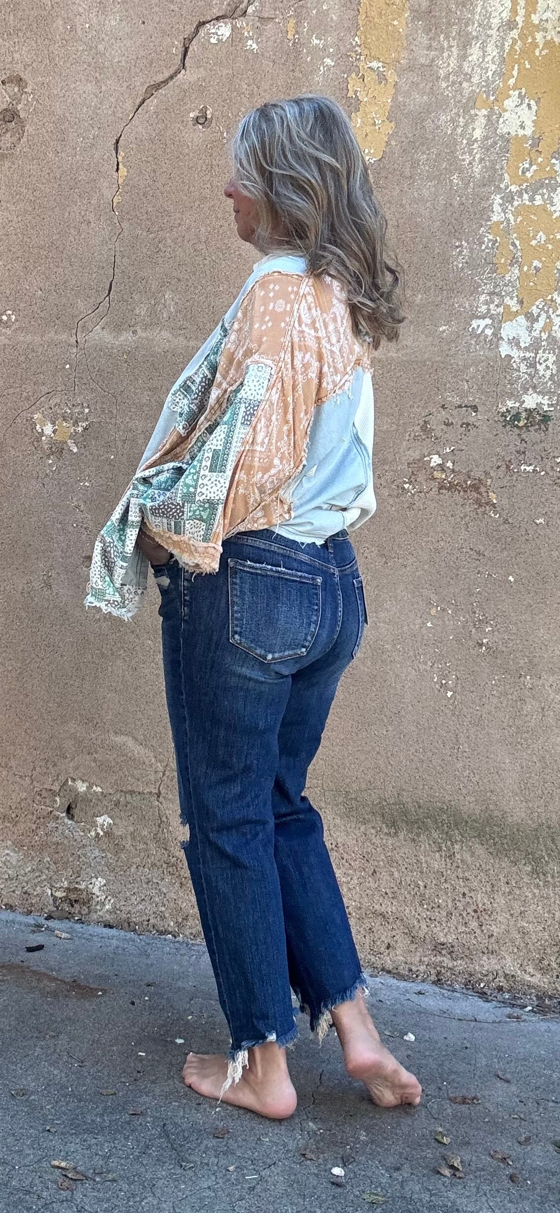 HIGH RISE CROP STRAIGHT JEANS LV1008