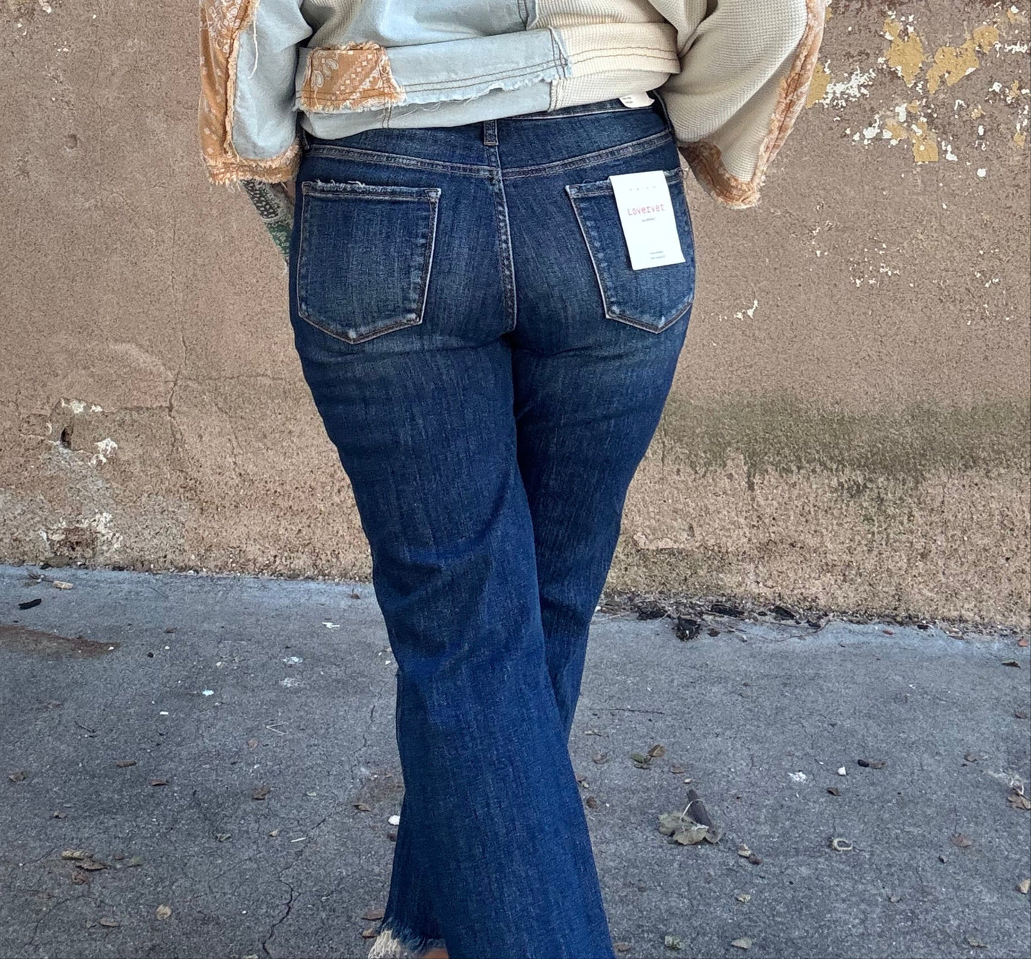 HIGH RISE CROP STRAIGHT JEANS LV1008