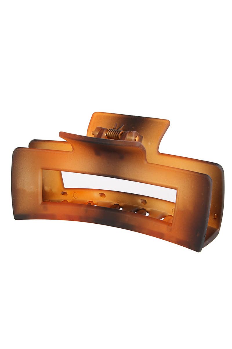 4.13IN SIMPLE RECTANGULAR LARGE HAIR CLAW CLIp