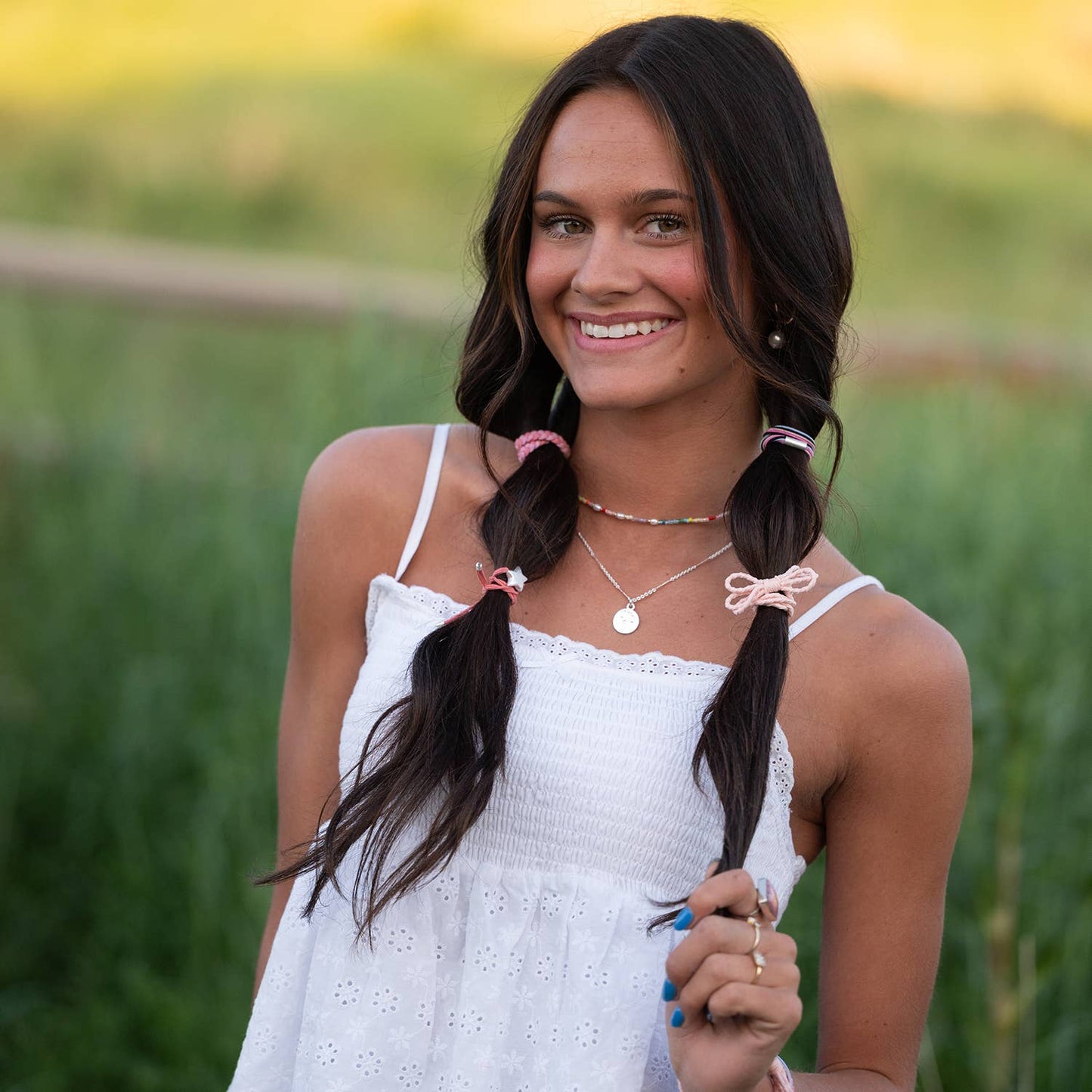 "Wish" Silver Star Hair Tie Bracelets