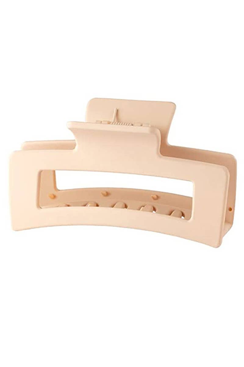 4.13IN SIMPLE RECTANGULAR LARGE HAIR CLAW CLIp