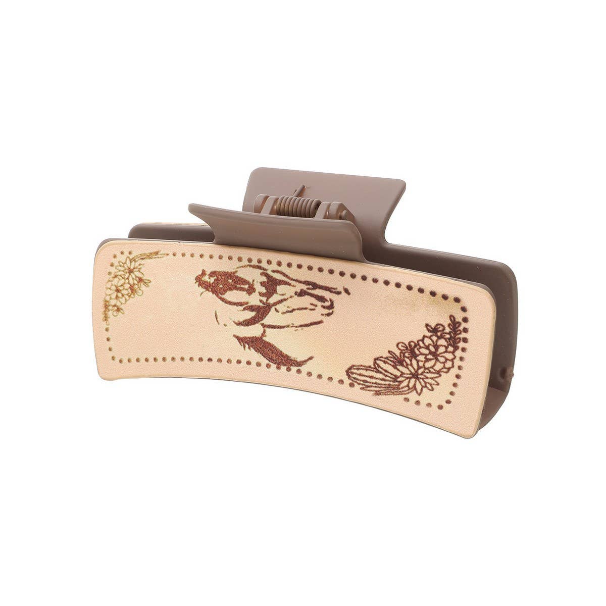 WESTERN STYLE DAILY LEATHER HAIR CLAW CLIp