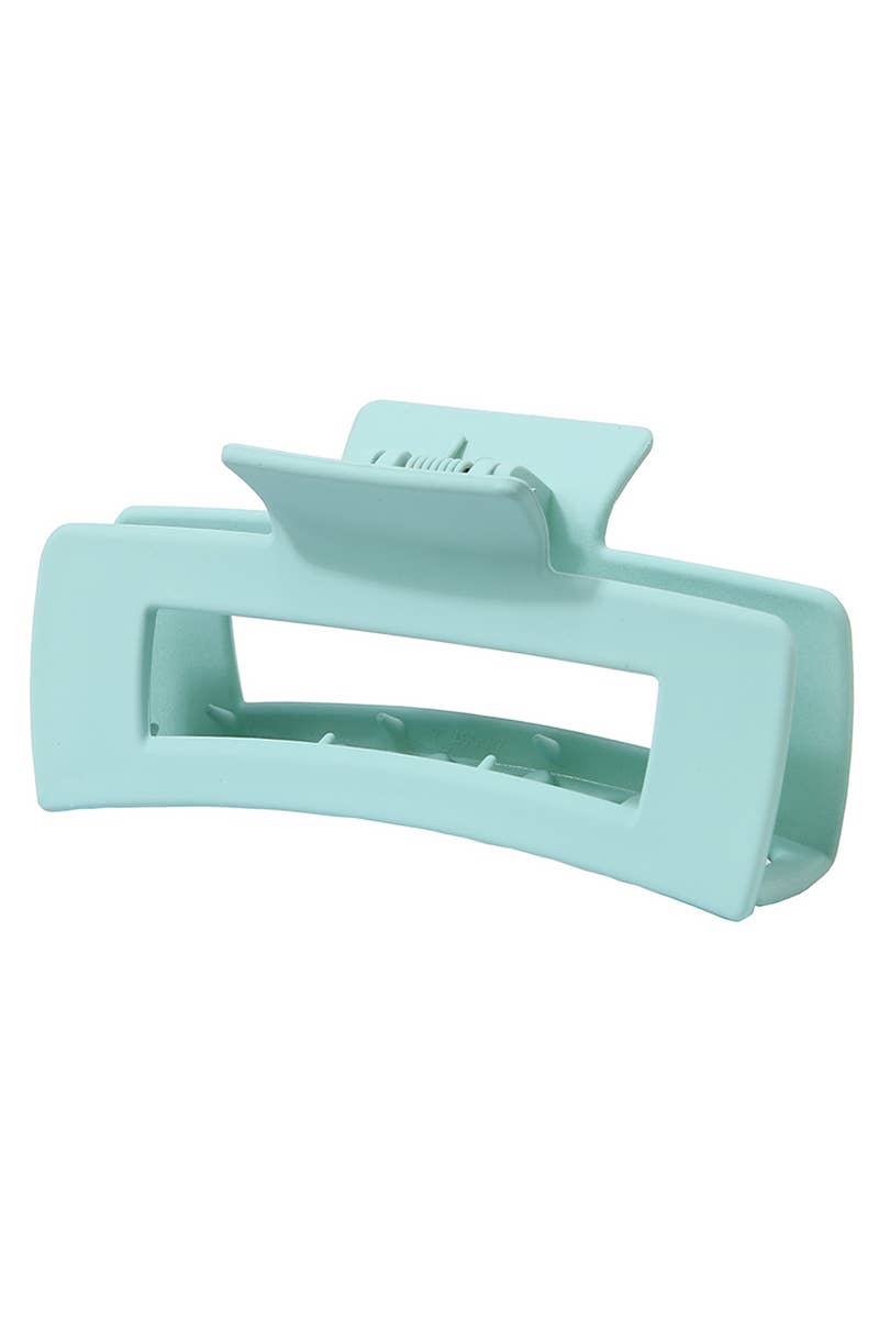 4.13IN SIMPLE RECTANGULAR LARGE HAIR CLAW CLIp